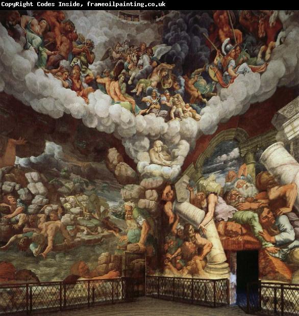Giulio Romano The Giants Hurled Down from Olympus